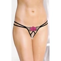 G-string 2448 - fekete S/L