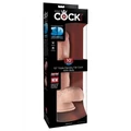 King Cock Plus 10" Triple Density Fat Cock with Balls dildó herékkel