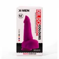 X-MEN 8.5" dildó Colours Pleasure Black 5 dildó herékkel