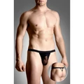Lyukacsos férfi tanga 4494 - fekete M/L