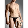 Gumírozott férfi tanga 4496 - fekete M/L