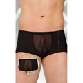 Férfi hálós boxeralsó 4505 - fekete M/L