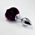 Pompon Metal Plug Small Purple fenékdugó