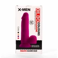 X-MEN 7.5" dildó Colours Pleasure Black 1 dildó herékkel