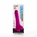 X-MEN 8.5" dildó Colours Pleasure Flesh 2 dildó herékkel