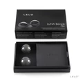 Luna Beads Noir vibrátoros, vízálló gésa golyó