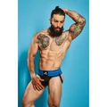 C4M - Rugby Jockstrap-Electric kék férfi tanga -L