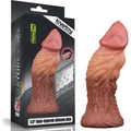 7.0'' Dual layered Platinum Silicone Plug hajlítható dildó