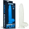 10" Lumino Play dildó herékkel