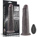 8'' Dual Layered Silicone Rotator barna