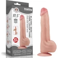 11.5'' King Sized Sliding Skin Dual Layer Dong dildó herékkel