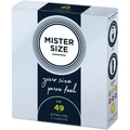 MISTER SIZE 49 mm óvszer 3 darab