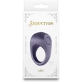 Seduction - Levi - Metallic Gray vibrátoros péniszgyűrű