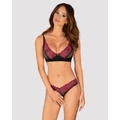 Rosenty 2-pcs crotchless fehérnemű szett  M/L