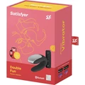 Double Fun (Black) okostelefonnal irányítható vibrációs csiklóizgató