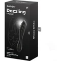 Dazzling Crystal 1 black törésálló üveg dildó