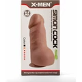 X-Men Simon 9.9" Cock Black dildó herékkel és tapadókoronggal