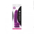 Colours Dual Density 5 inch dildó Purple herével és tapadókoronggal