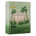 AMOR MIX natúr színű óvszer 3 db