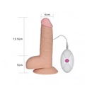 The Ultra Soft Dude - erezett távirányítós Vibrátor herével