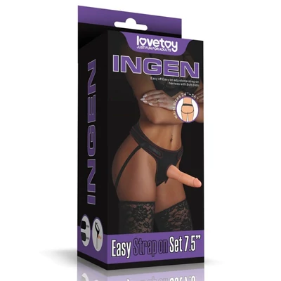 Easy Strapon Set 8''' csatolható dildó