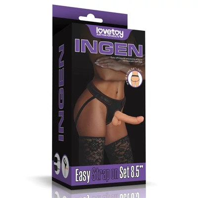 Easy Strapon Set 8.5'' csatolható dildó