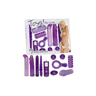 Lila Vibrator Set vibrátoros szett