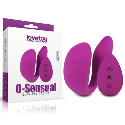 O-Sensual Double Rush távirányítós g-pontos és csiklóizgatós vibrátor