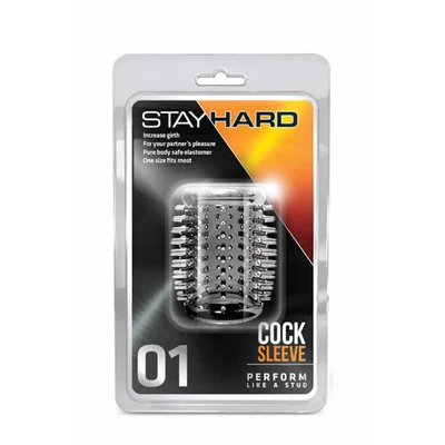 Stay Hard Cock Sleve 01 Clear péniszgyűrű