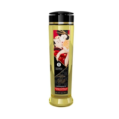 EROTIC masszázs olaj-pezsgő,eper 240 ml