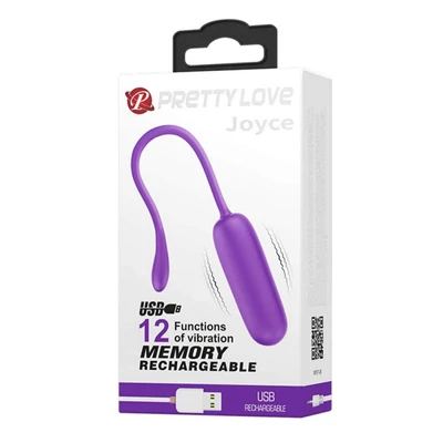 Pretty Love Joyce Purple vibrációs tojás