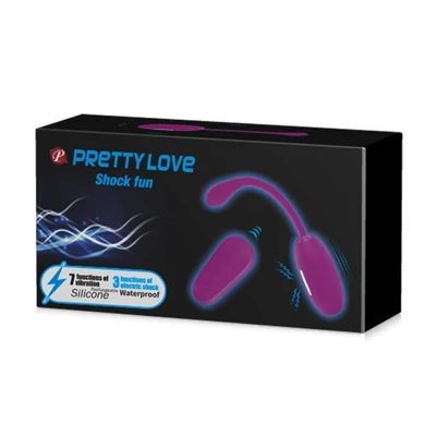 Pretty Love Shock Fun Purple vibrációs tojás