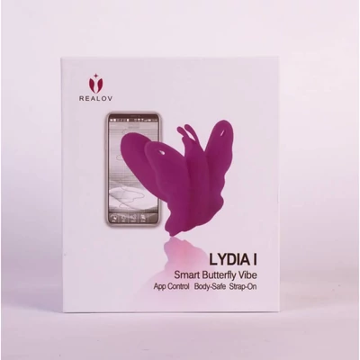Realov Lydia - okos pillangó vibrátor (lila)
