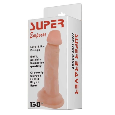 Super Emperor 13,8" Dong dildó herékkel