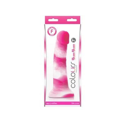 Colours - Pleasures - Yum Yum 7" Dildo - Pink