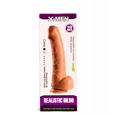 X-MEN Realistic Dildo 10 inch Flesh