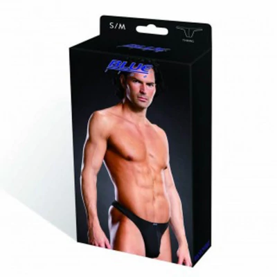 Mikroszálas férfi tanga fekete S/M