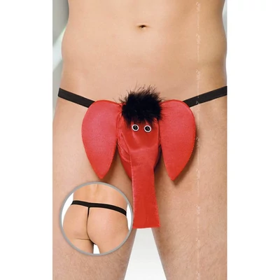 Férfi tanga piros elefánt 4416 red/ SL