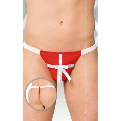 Férfi tanga ,,ajándékdoboz,, 4439 piros/ SL