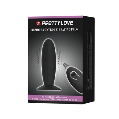 Pretty Love Remote Control Vibrating Plug vibrációs fenékdugó