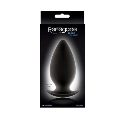 Renegade Spades X Large Black fenékdugó