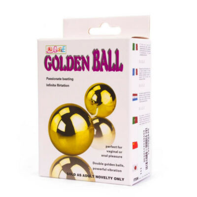 Golden Ball távirányítós, vibrátoros gésa golyó