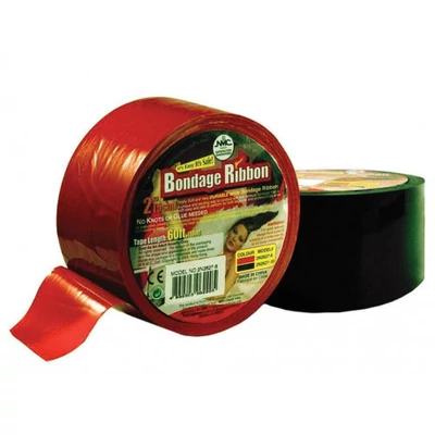 Bondage Ribbon kötöző szalag (piros) 18m