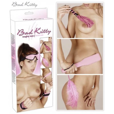 Bad Kitty - Fetish szett - rózsaszín