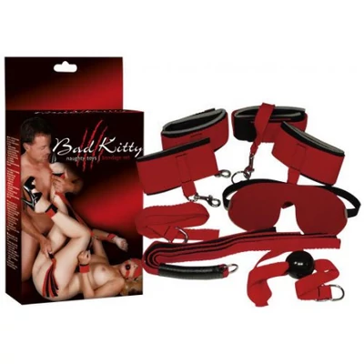 Bad Kitty BDSM szett - vörös