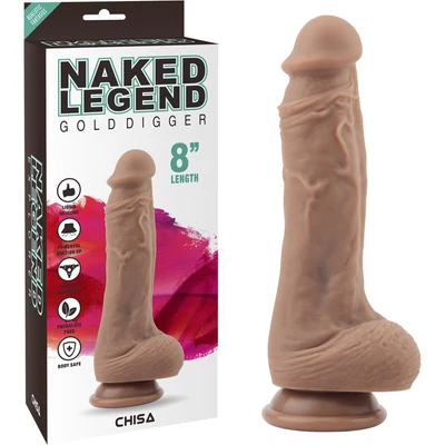 Gold Digger-Brown dildó herékkel