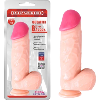 Joe Carter 8.9" dildó herékkel