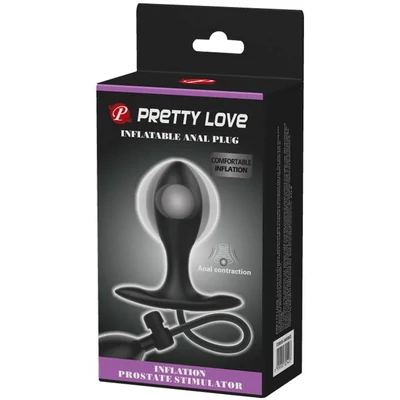 Pretty Love Inflatable Anal Plug pumpálható fenékdugó
