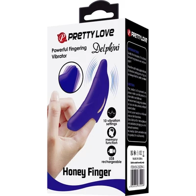 Pretty Love Delphini Honey Finger Blue ujjazó