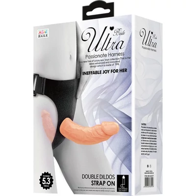 Ultra Passionate Harness Double Dildos Strap on csatolható dildópár